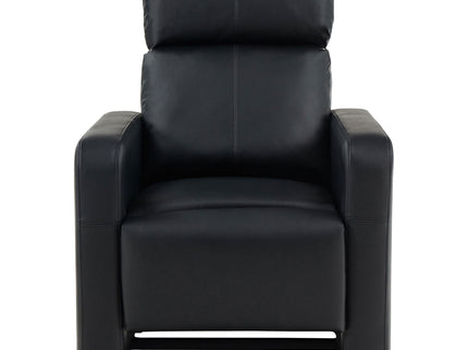 Warren - 3 Seater Home Theater With 2 Wedge Consoles Recliners - Black