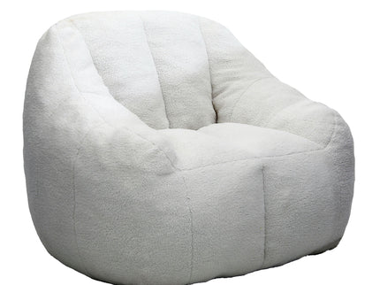 Comfy Bean Bag Chair With Memory Foam Filler, Tufted Soft