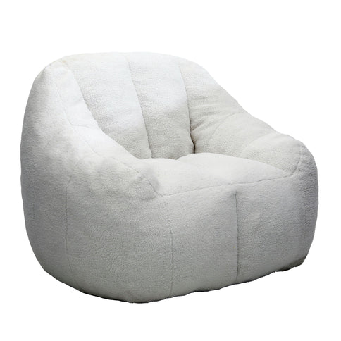 Comfy Bean Bag Chair With Memory Foam Filler, Tufted Soft