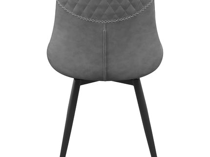Tufted Swivel Side Chair (Set of 2) - Gray