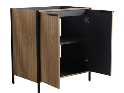 Contemporary Freestanding Bathroom Vanity With Adjustable Shelves