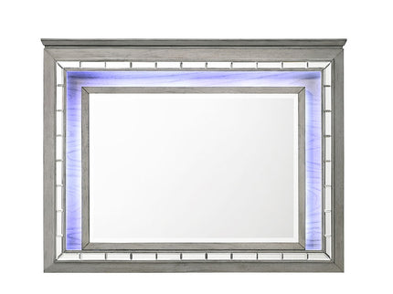Antares - Mirror With LED - Light Gray