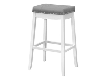 Comfortable Bar Stool, Bar Height, Saddle Seat, Transitional (Set of 2)