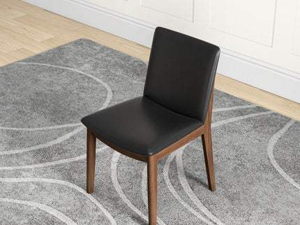 Laura - Mid-Century Modern Solid Wood Dining Chair (Set of 2)
