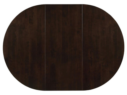 Elmira - Oval Dining Table With Leaf Extension - Brown