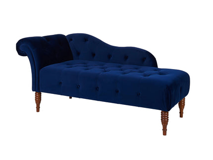 Samuel - Tufted Roll Arm Chaise Lounge