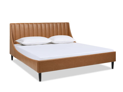 Aspen - Vertical Tufted Modern Headboard Platform Bed Set