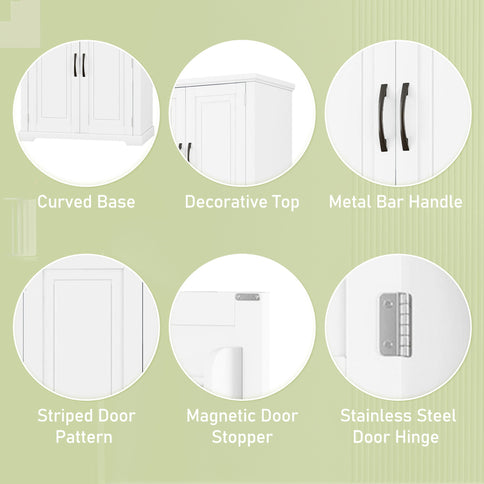 Bathroom Storage Cabinet With Drawer And Adjustable Shelf
