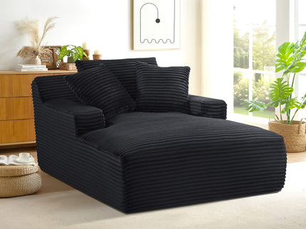 Cloudline - Oversized Chaise Lounge, Modern Comfy Couch With Full Foam Cushioning, Cozy Sleeper Sofabed