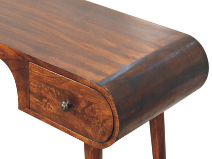 London - Arch Writing Desk - Dark Brown