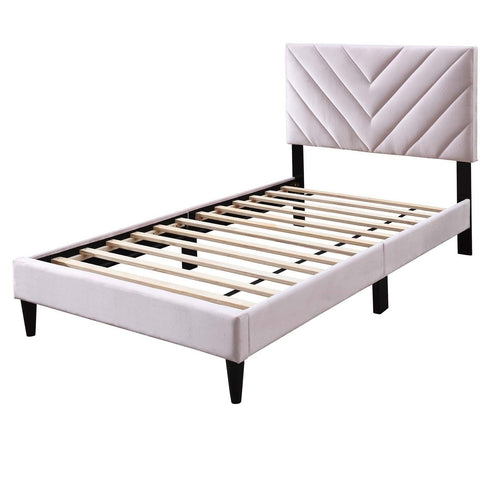 Bed Set With Adjustable Headboard