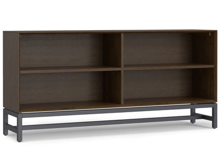 Banting - Low Wide Bookcase - Walnut Brown
