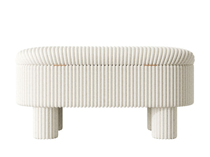Storage Ottoman Upholstered Bench With Lift Top Storage For Bedroom