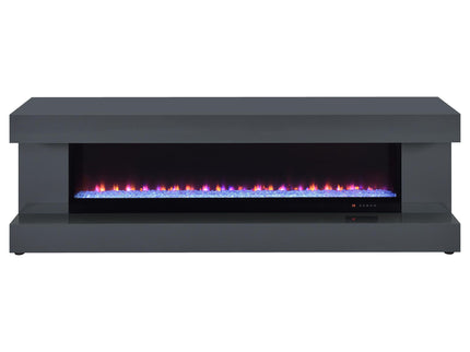 TV Stand Fireplace Console With Bluetooth Speaker