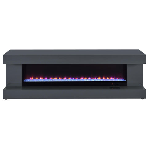 TV Stand Fireplace Console With Bluetooth Speaker