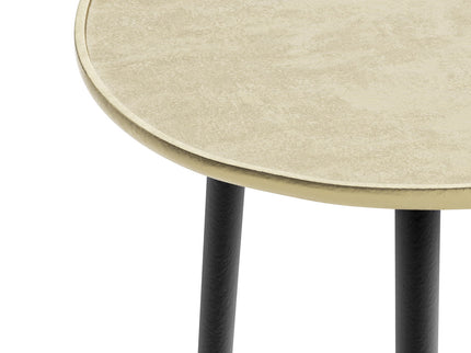 Tanner - Metal Side Table - Gold
