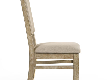 Brutus - Wide Dining Chair (Set of 2) - Reclaimed Wheat
