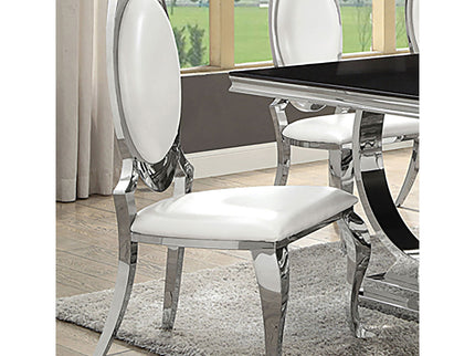 Chester - Upholstered Dining Side Chair (Set of 2) - Creamy White