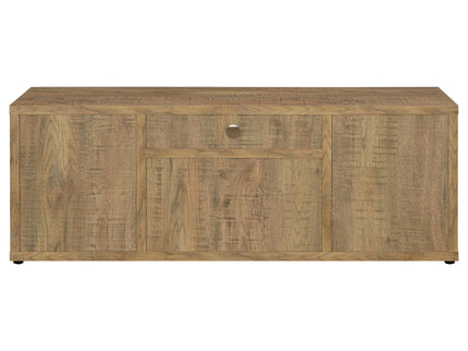 Noriega - 4 Door 60" TV Stand With Hidden Storage - Mango Color
