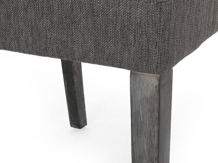 Contemporary Dining Chair With Upholstered Seating And Tapered Legs