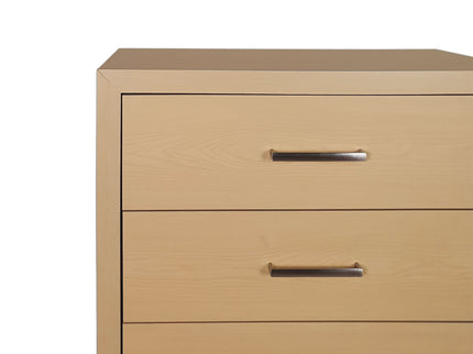 Borah - Contemporary Wood 5 Drawer Dresser - Natural
