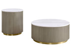 Dark Gray / 2 Pc. Coffee Table, End Table