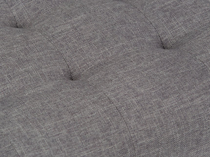 Draper - Upholstered Mid Century Tufted Ottoman Bench