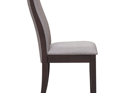 Upholstered Dining Chair (Set of 2) - Taupe / Brown