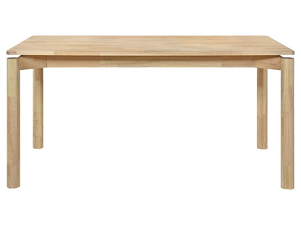 Svenstra - Rectangular Dining Table Set With Armless Side Chairs, Wood, Natural Walnut, 59 X 35.5 X 30 Inches