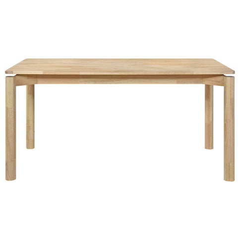 Svenstra - Rectangular Dining Table Set With Armless Side Chairs, Wood, Natural Walnut, 59 X 35.5 X 30 Inches