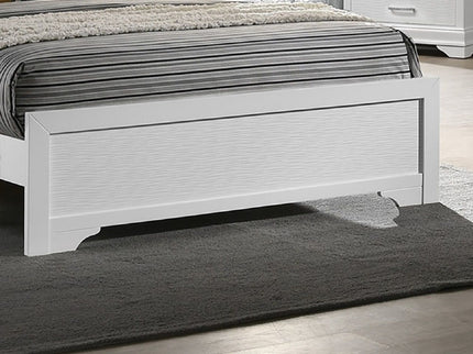 Tufted Headboard Bed With LED Lighting