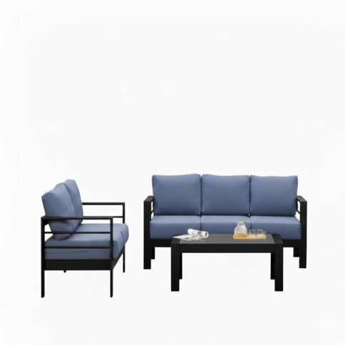Outdoor Patio Set, All-Weather, Thick Cushions