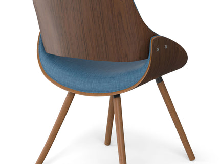 Malden - Bentwood Upholstered Dining Chair With Wood Back