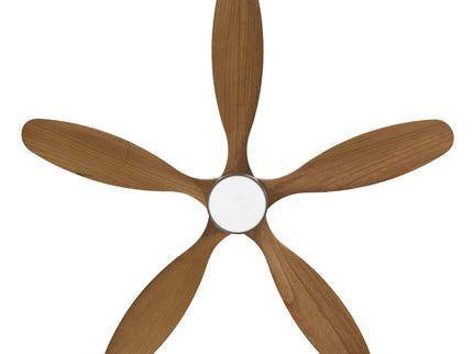 Ceiling Fan With Lights Quiet DC Motor Ceiling Fans 6 Speed Levels - Nickel