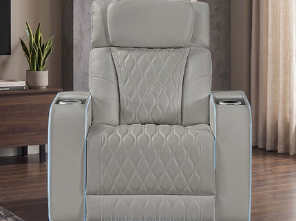 Electra - Power Recliner With Power Headrest, Massage, LED Lighting And USB Control