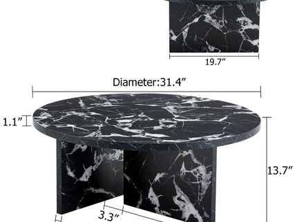 Versatile Round Coffee Table For Various Interior Styles