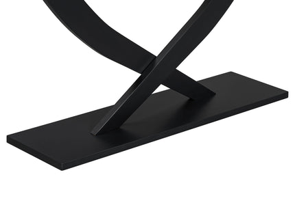 Console Table With Cross Leg Base And Reinforced Support Plate