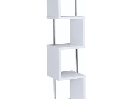 4 Tier Bookcase With Accents