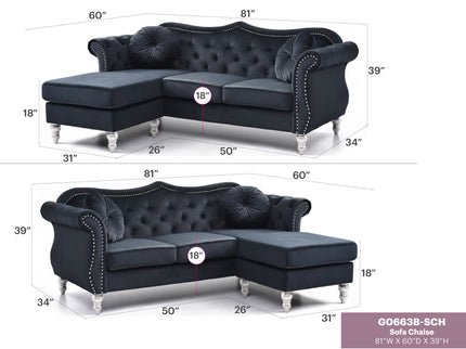 Hollywood - Sofa Chaise