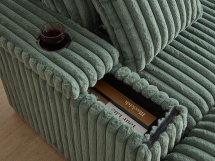 3 Seater Sofa With 2 Ottomans For Living Room