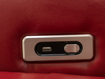 270 Degree Swivel Power Recliner With Tray Table, Phone Holder, Cup Holder, USB Port