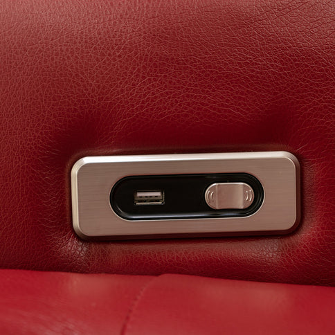 270 Degree Swivel Power Recliner With Tray Table, Phone Holder, Cup Holder, USB Port