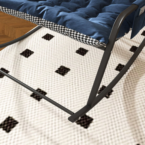 Rocking Chair With Storage, Cushions & Armrests