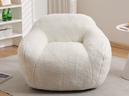 Giant Bean Bag Chair, Spacious Memory Foam With Armrests
