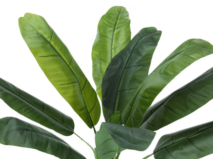 43" Tall, Artificial Plant, Banana Tree, Indoor, Faux, Fake, Floor, Greenery, Potted, Real Touch, Decorative - Green / Black