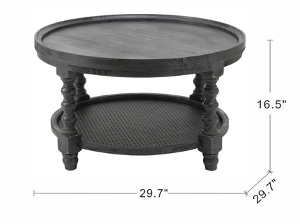 Round 2 Tiered Side Tabel, End Tabel For Lving Room Bedroom Entryway