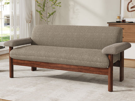 Loveseat Sofa 2 Seater Couch With Armrest Pillows