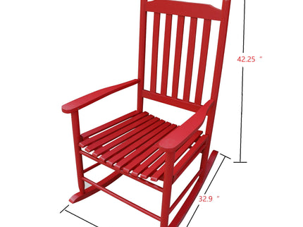Wooden Porch Rocker Chair