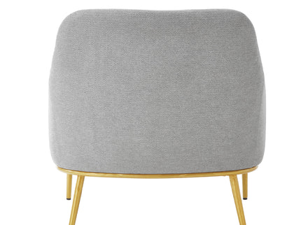 Modern Elegance Accent Chair With Curved Backrest