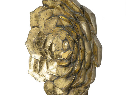 3 Piece Succulent Wall Plaque - Gold